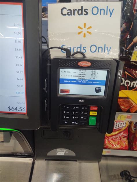 Walmart doesn't have NFC/tap/contactless payments unless you 